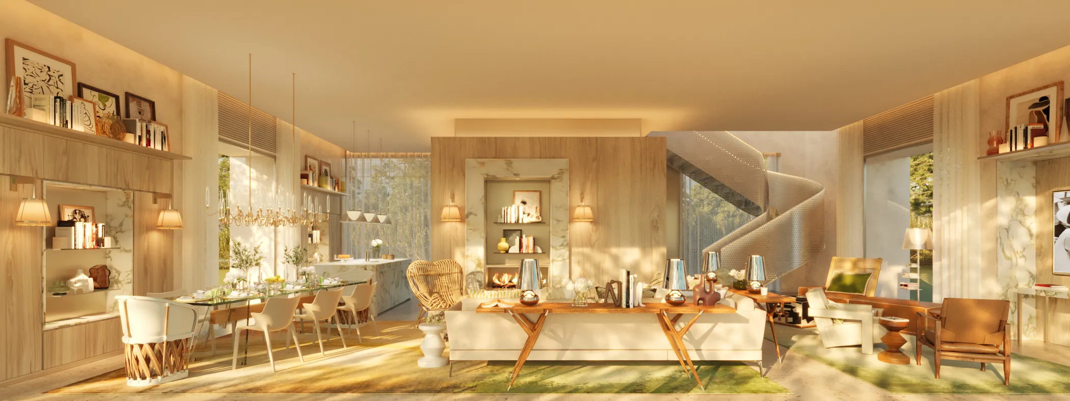 Y1 Nature Villa : Ground Floor View